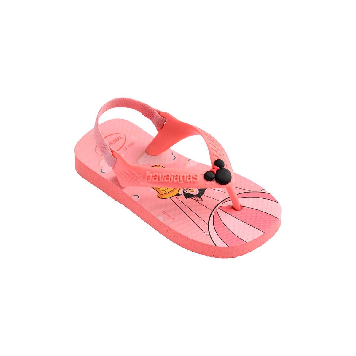 Ojotas Havaianas X Disney Minnie Mouse Bebe Rosa
