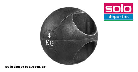 Pelota Medicine 4KG Negra Atletic