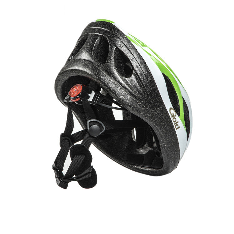 Casco Gold Con Luz Verde
