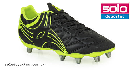 Botines De Rugby Gilbert Sidestep X9 Lo 8Stud HG Negro