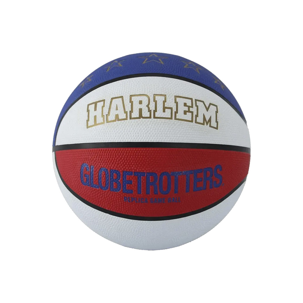 Pelota De Basquet Spalding Globetrotters Numero 7 Blanca