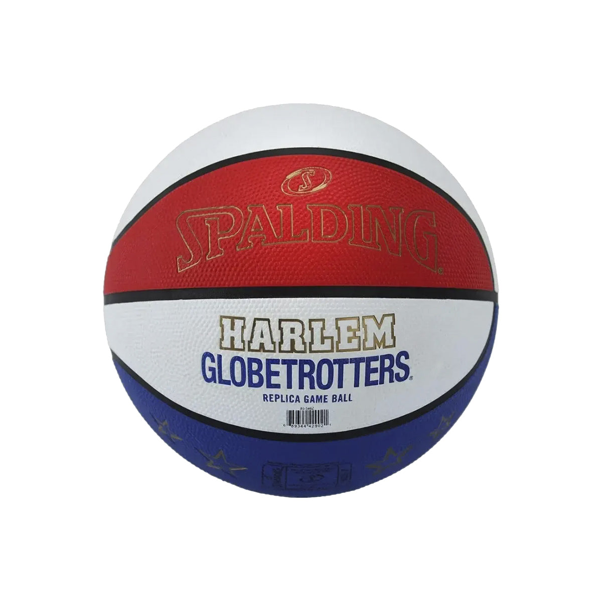 Pelota De Basquet Spalding Globetrotters Numero 7 Blanca