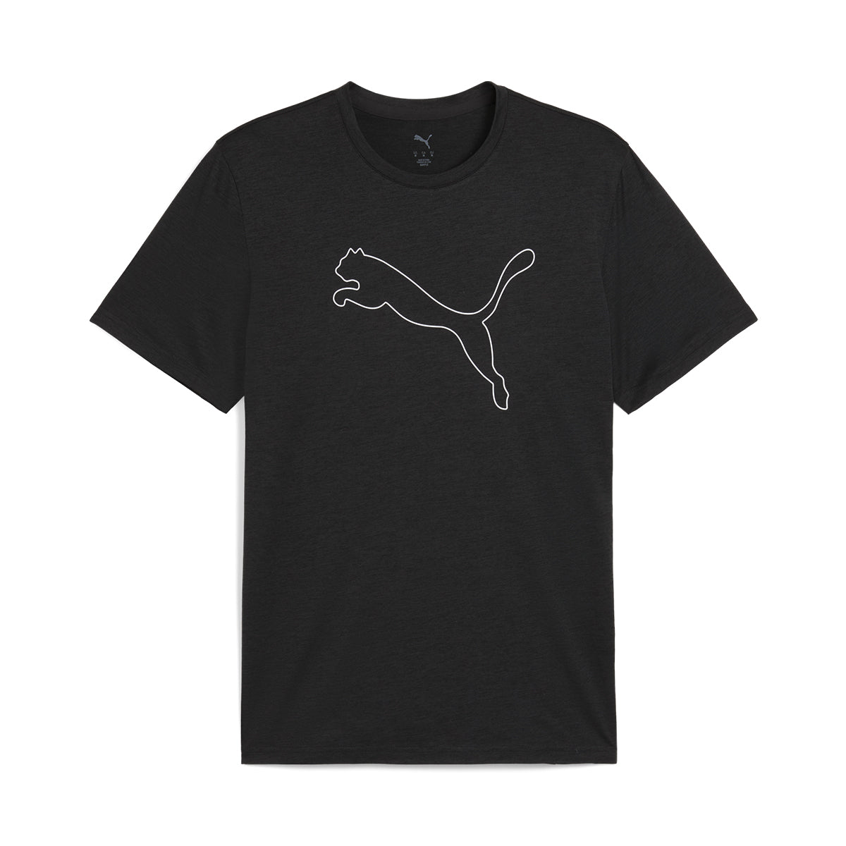 Remera Puma De Entrenamiento Essentials Heat Negra