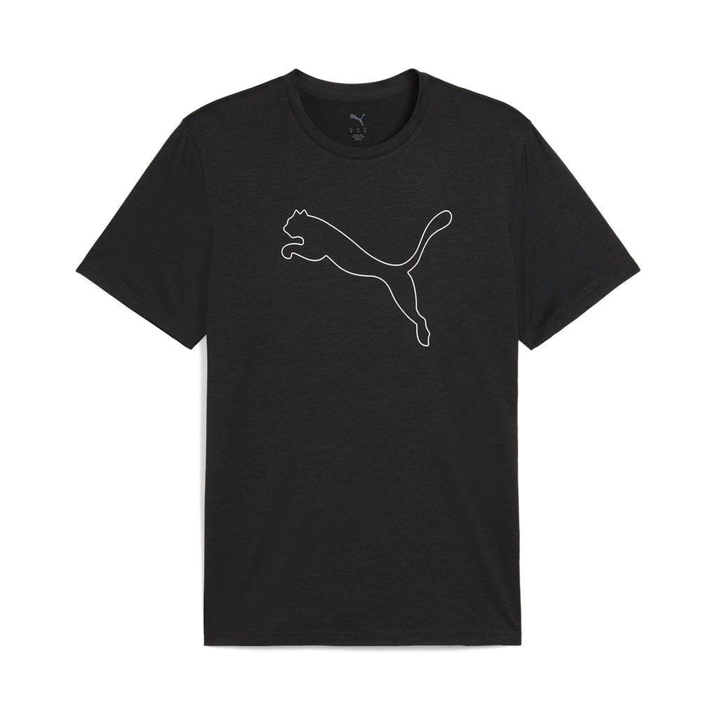 Remera Puma De Entrenamiento Essentials Heat Negra
