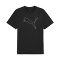 Remera Puma De Entrenamiento Essentials Heat Negra