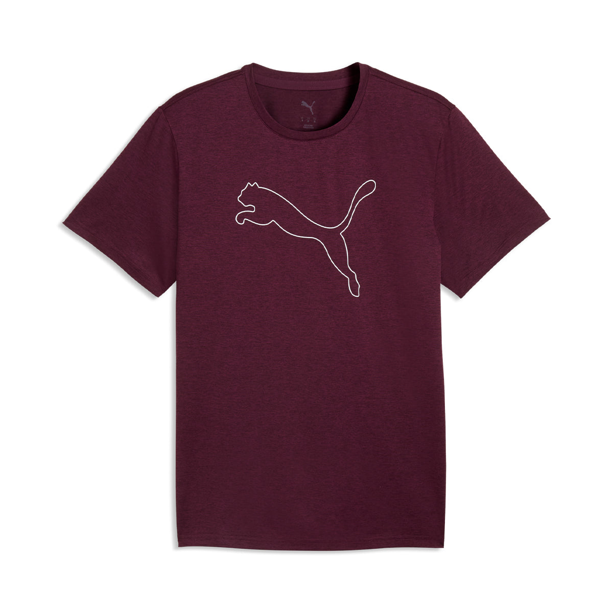 Remera Puma De Entrenamiento Essentials Heat Bordo