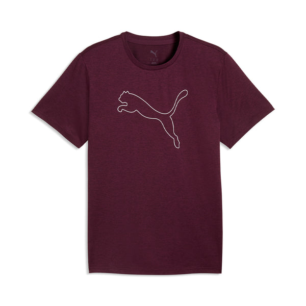 Remera Puma De Entrenamiento Essentials Heat Bordo