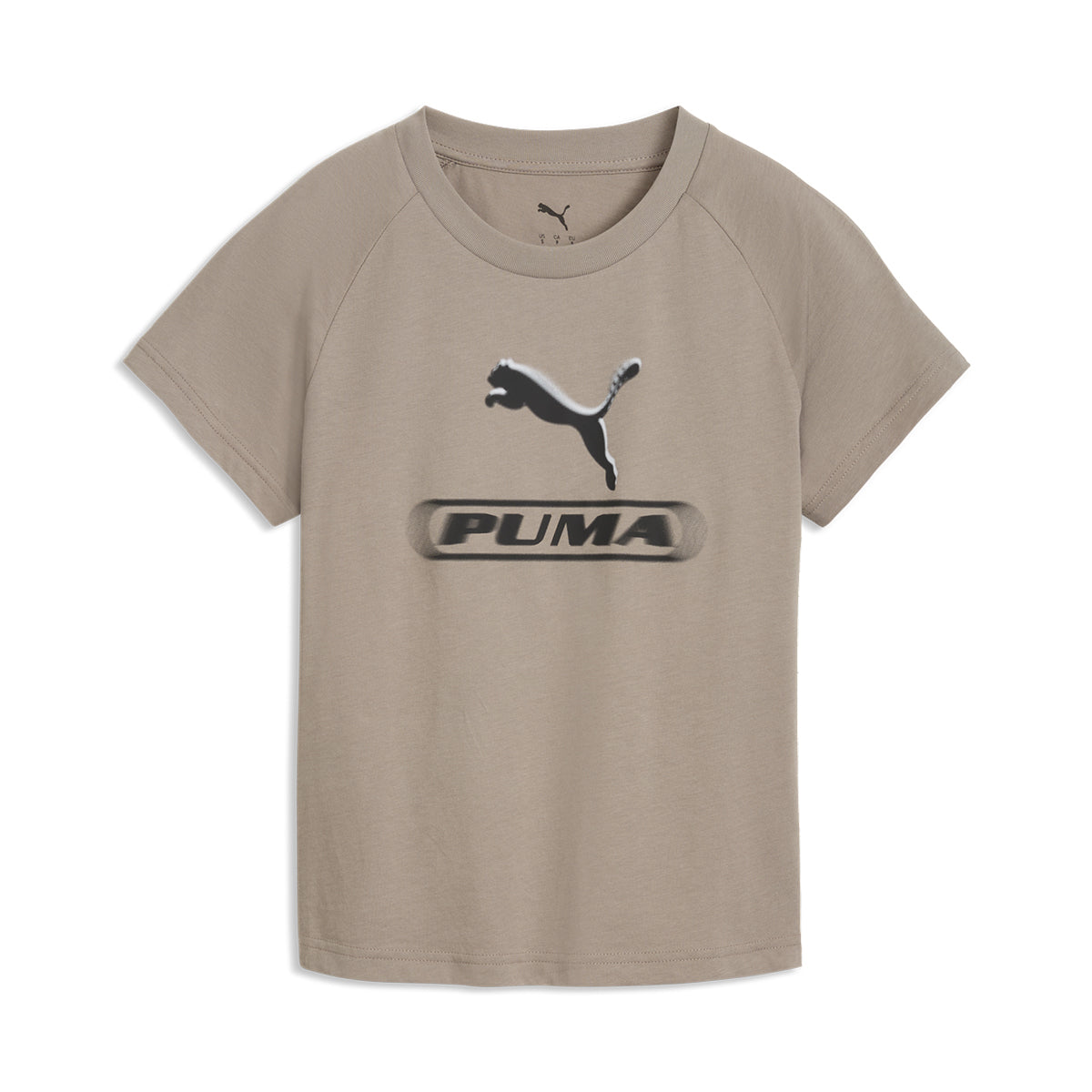 Remera Puma Sport Graphic Mujer Beige