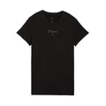 Remera Puma Essentials Script Mujer Negra