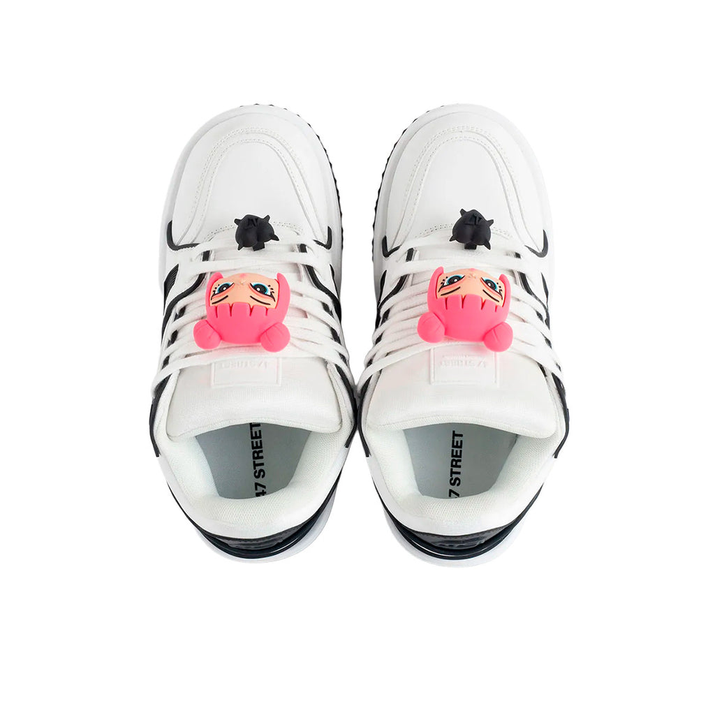 Zapatillas 47 Street Awake Atax Mujer Blanca