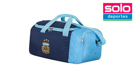 Bolso De Argentina Dribbling Estadios 24 Azul