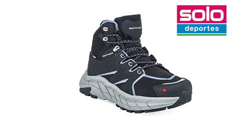 Botas Trekking Montagne Glide Hike Mujer Azul