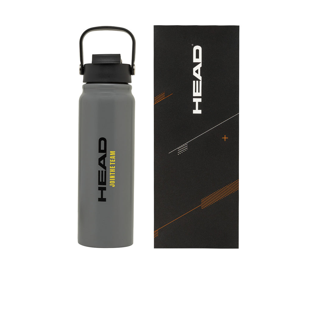 Botella Termica Head Gris
