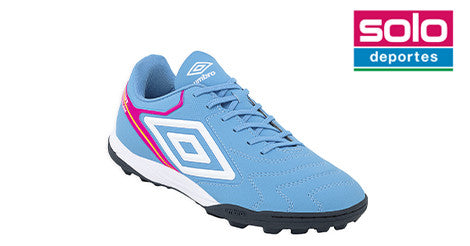Botines De Futbol Umbro Adamant Master Class TF Celeste