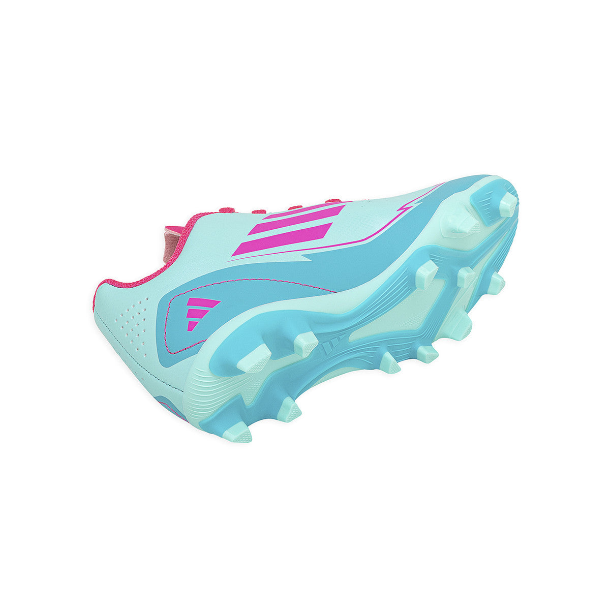 Botines De Futbol Adidas F50 Club FG/MG Messi Niño Niña Turquesa