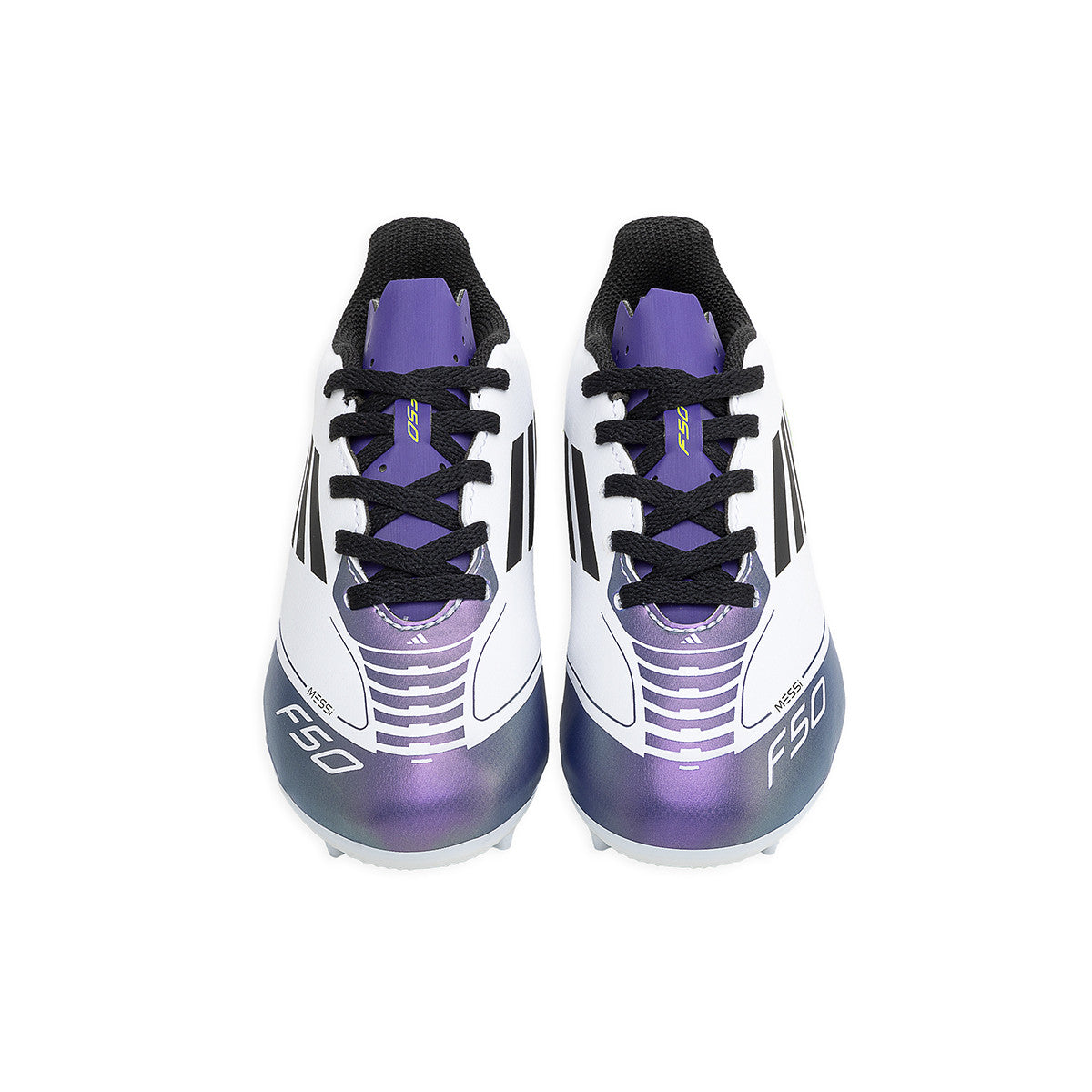 Botines De Futbol Adidas F50 Club Messi FXG Niño Niña Blanco