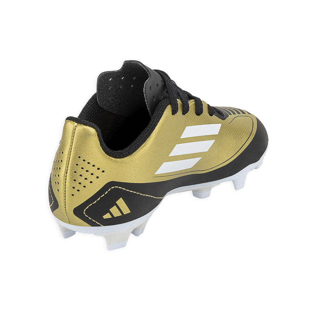 Botines De Futbol Adidas F50 Club Messi FXG Niño Niña Dorado