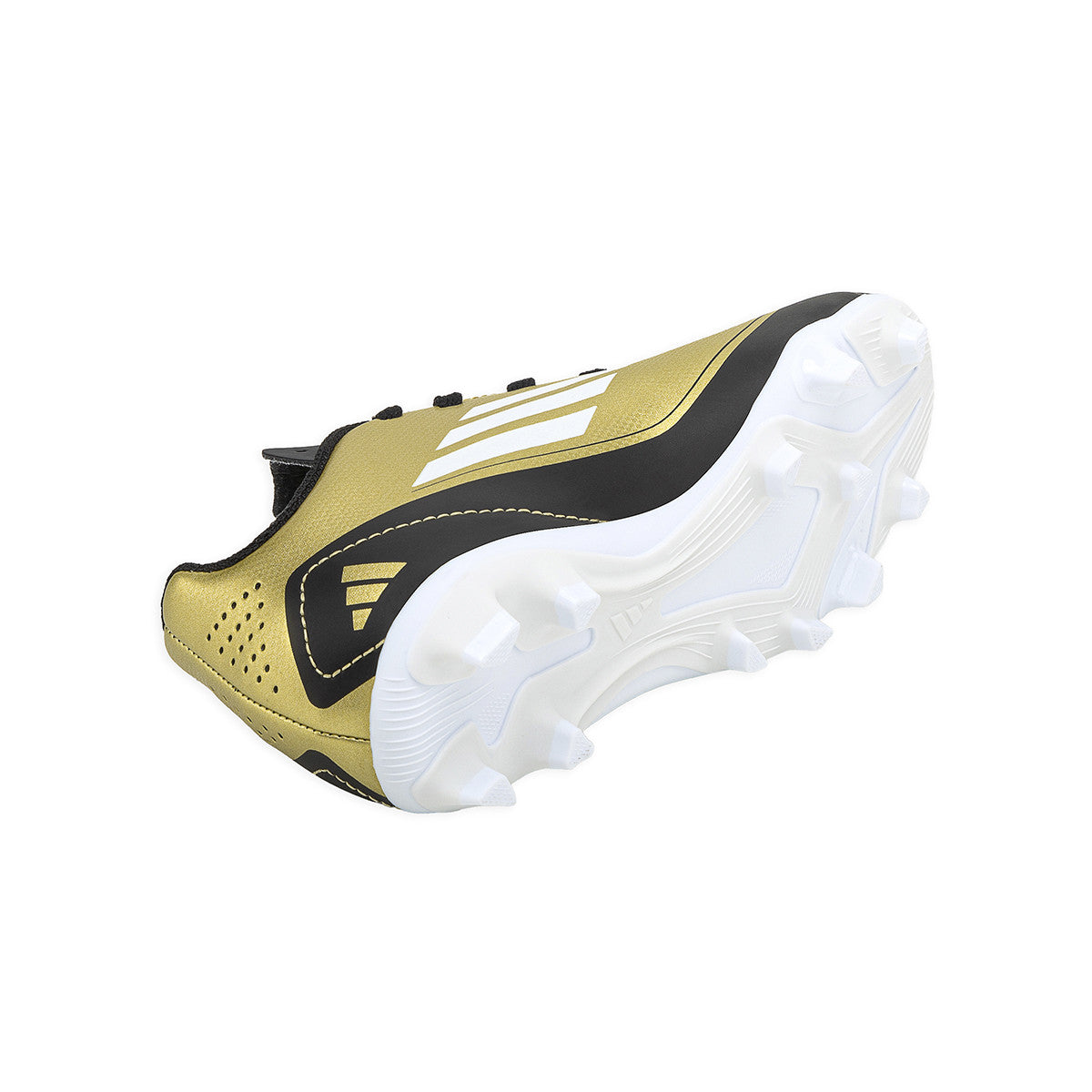 Botines De Futbol Adidas F50 Club Messi FXG Niño Niña Dorado