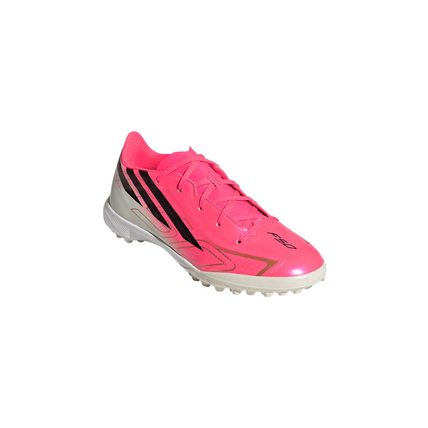 Botines De Futbol Adidas F50 Hyperfast League TF Niño Niña Rosa
