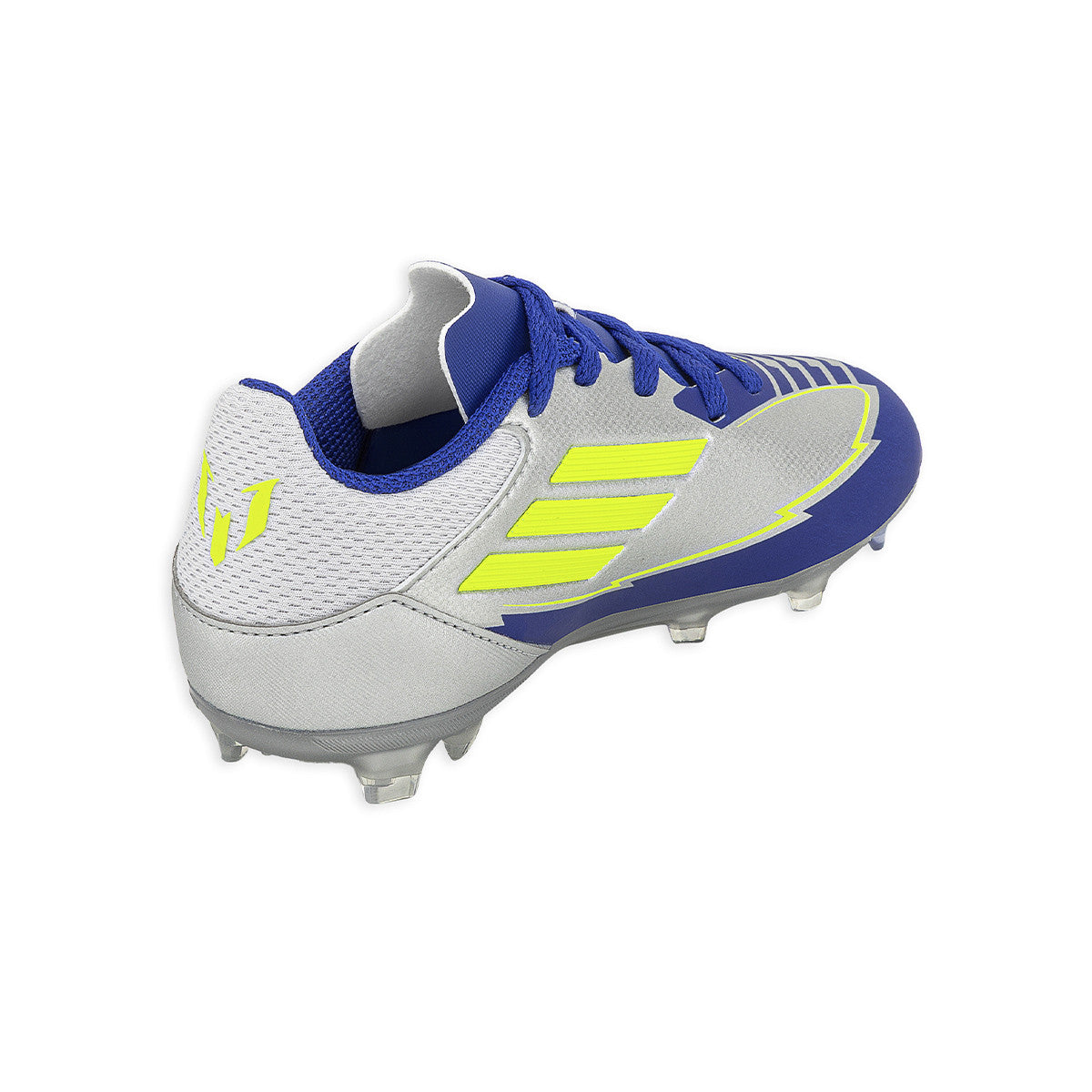 Botines De Futbol Adidas F50 League Messi FG/MG Niño Niña Plateado