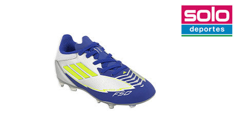 Botines De Futbol Adidas F50 League Messi FG/MG Niño Niña Plateado