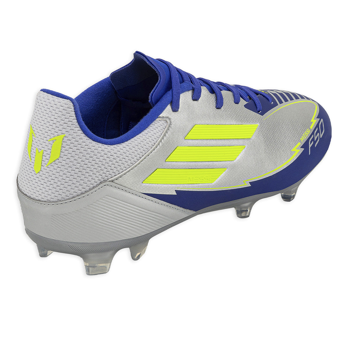 Botines De Futbol Adidas F50 League Messi FG/MG Plateado