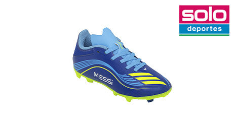 Botines De Futbol Adidas F50 Messi League FG/MG Niño Niña Azul