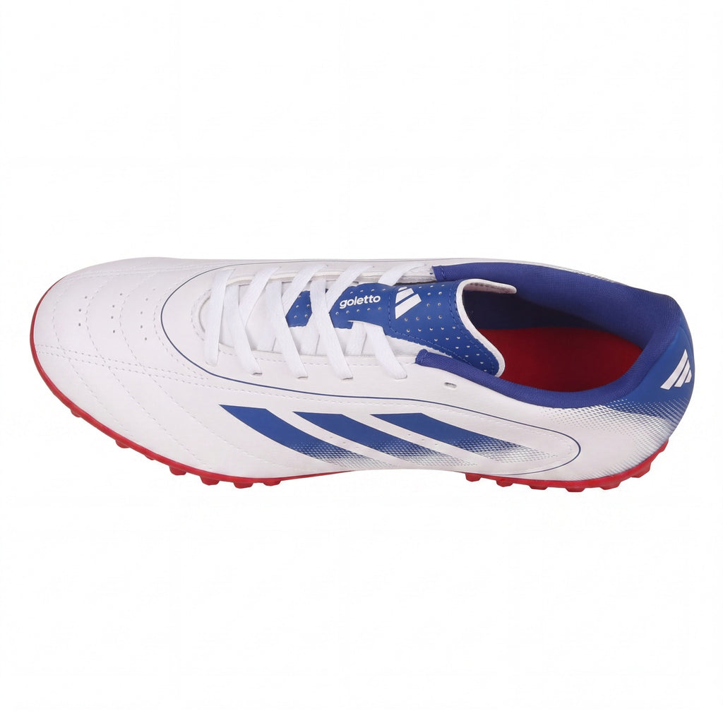 Botines De Futbol Adidas Goletto IX TF Blanco