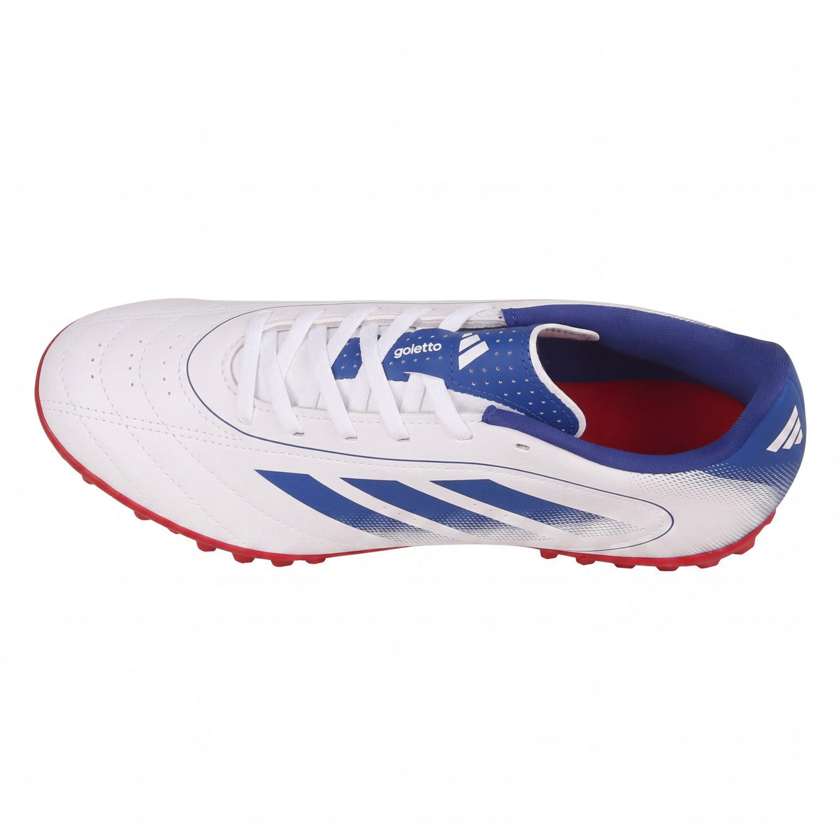 Botines De Futbol Adidas Goletto IX TF Blanco