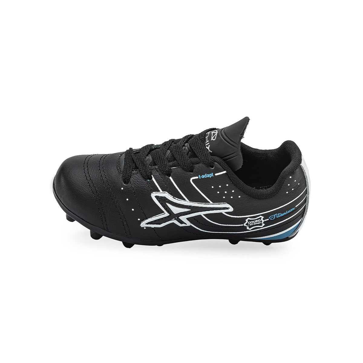 Botines De Futbol Athix Cloud FG NIño NIña Negro
