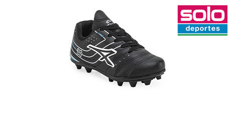 Botines De Futbol Athix Cloud FG NIño NIña Negro