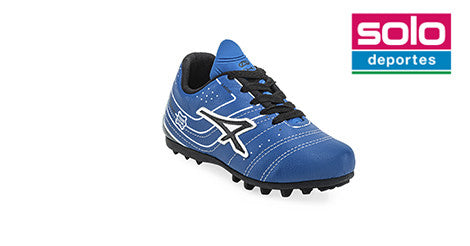 Botines De Futbol Athix Cloud Niño Niña Azul