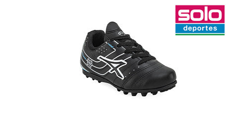 Botines De Futbol Athix Cloud TF Niño Niña Negro