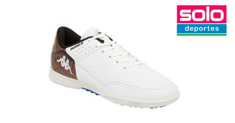 Botines De Futbol Kappa Kombat Marsella TF Blanco