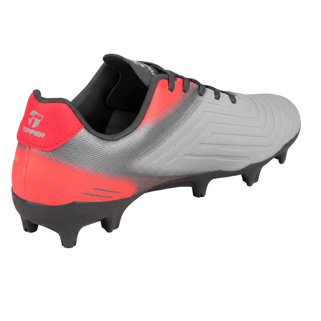 Botines De Futbol Topper Kaiser 4 FG Unisex Gris