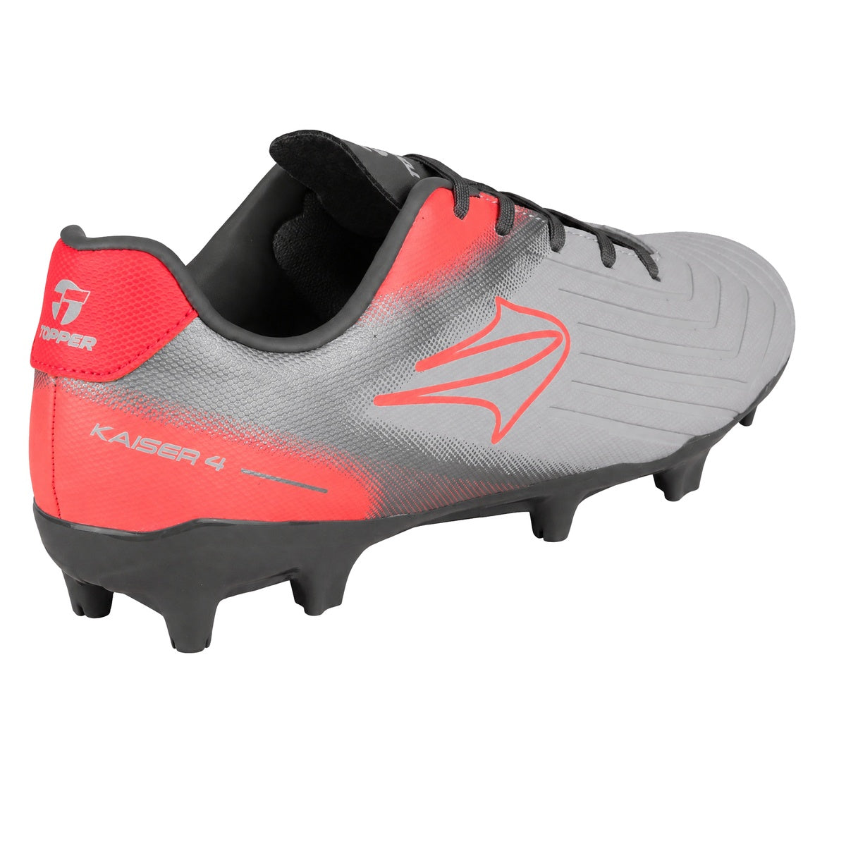 Botines De Futbol Topper Kaiser 4 FG Unisex Gris