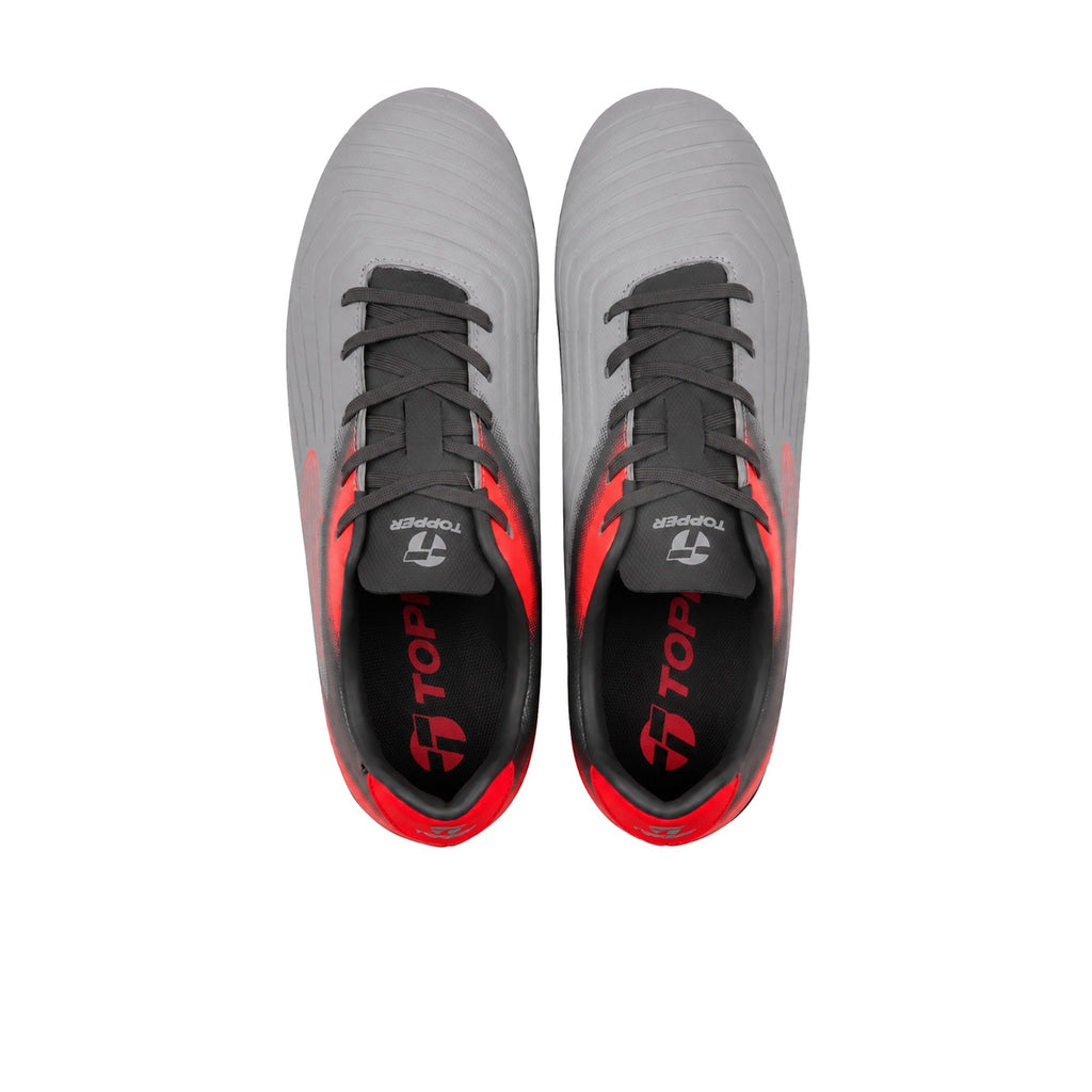 Botines De Futbol Topper Kaiser 4 FG Unisex Gris