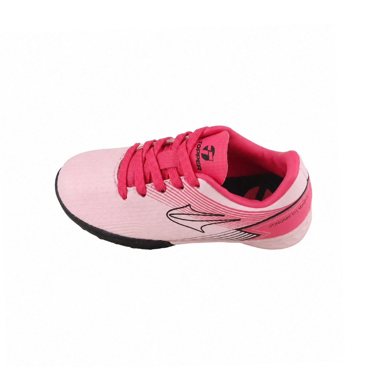 Botines De Futbol Topper Stingray III Mach 1 TF Niño Niña Rosa