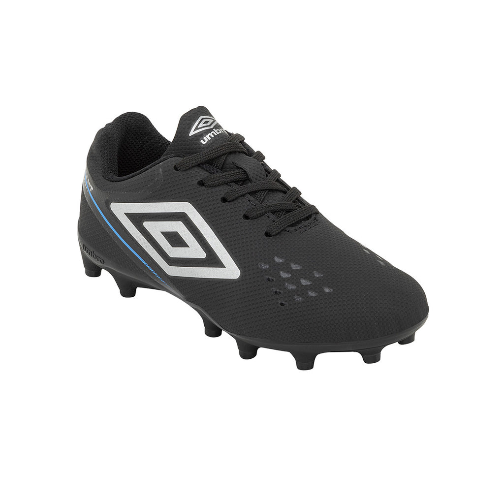 Botines De Futbol Umbro Adamant Top Speed FG Niño Niña Negro