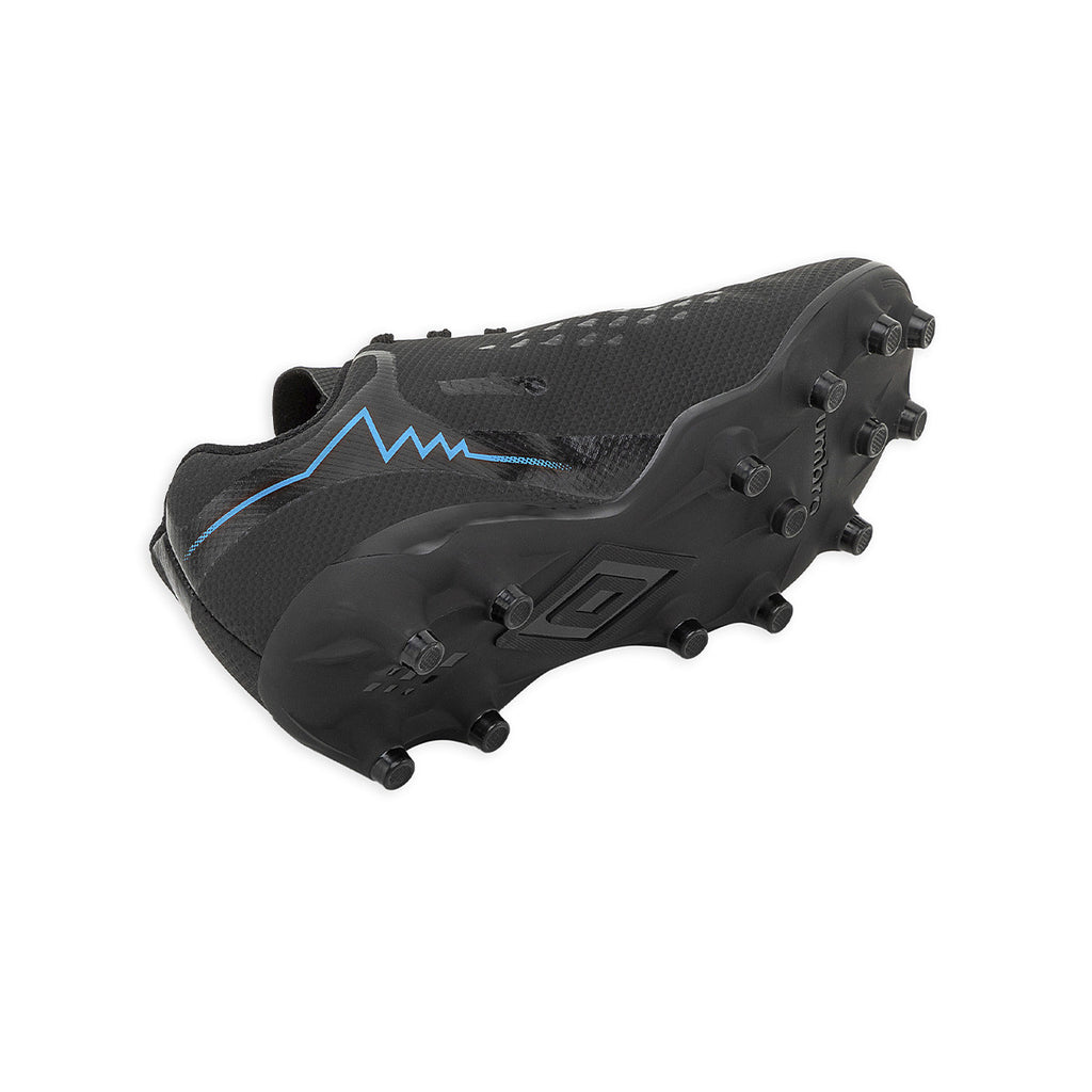 Botines De Futbol Umbro Adamant Top Speed FG Niño Niña Negro