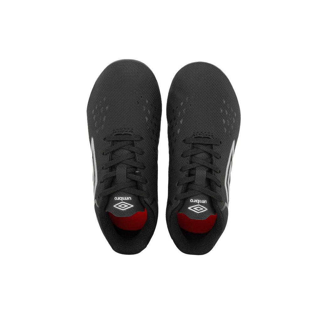 Botines De Futbol Umbro Adamant Top Speed FG Niño Niña Negro
