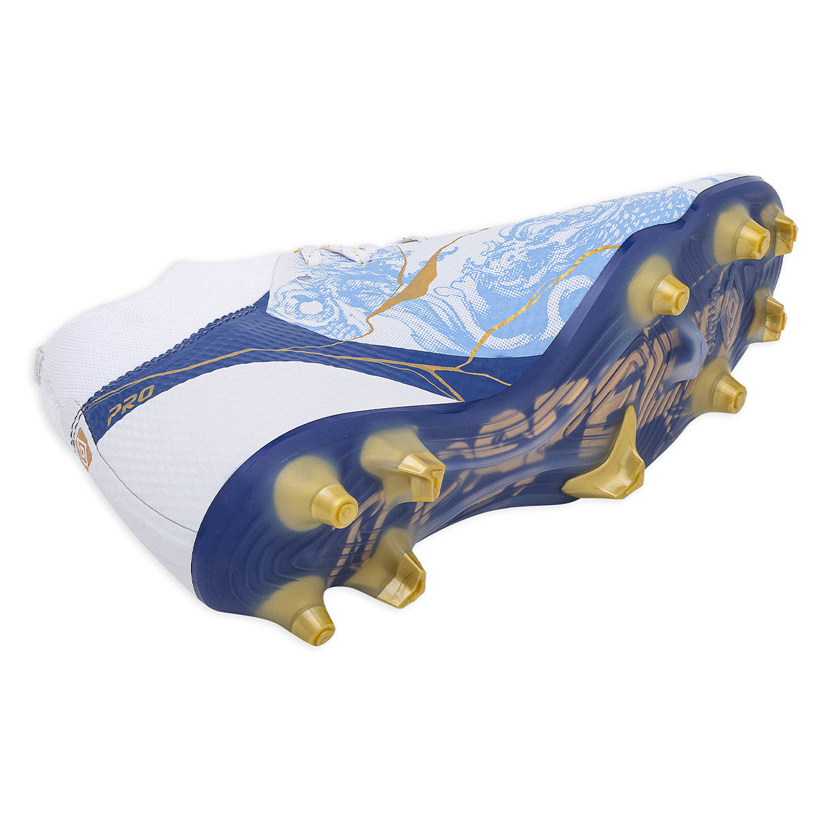 Botines De Futbol Umbro Adamant Top Speed Pro Kintsugi FG Blanco