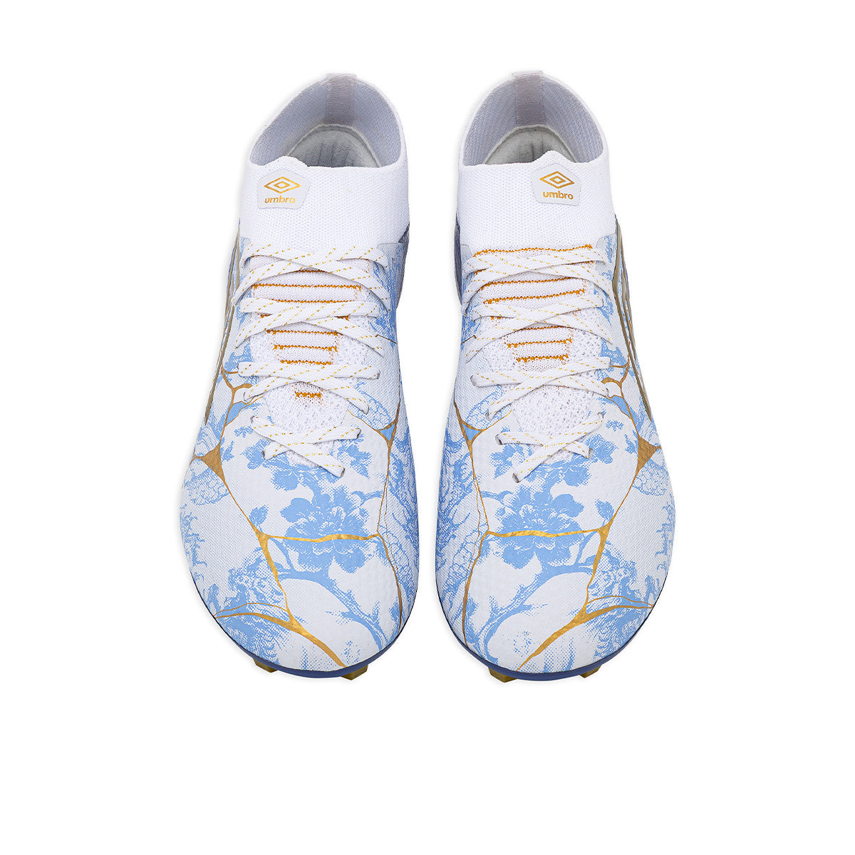 Botines De Futbol Umbro Adamant Top Speed Pro Kintsugi FG Blanco