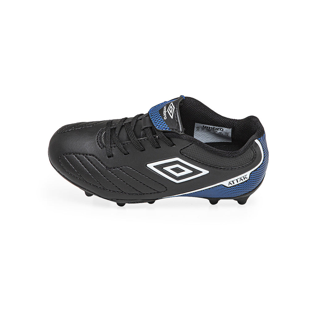Botines De Futbol Umbro Attak 2 FG Niño Niña Negro