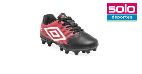 Botines De Futbol Umbro Ghost FG Niño Niña Negro