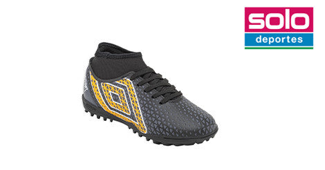 Botines De Futbol Umbro Mutant TF Niño Niña Negro