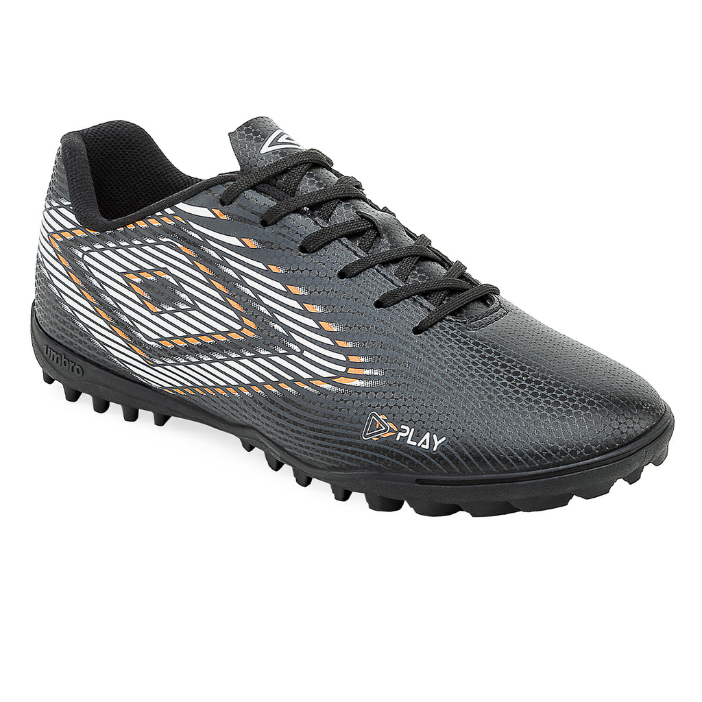 Botines De Futbol Umbro Play TF Negro