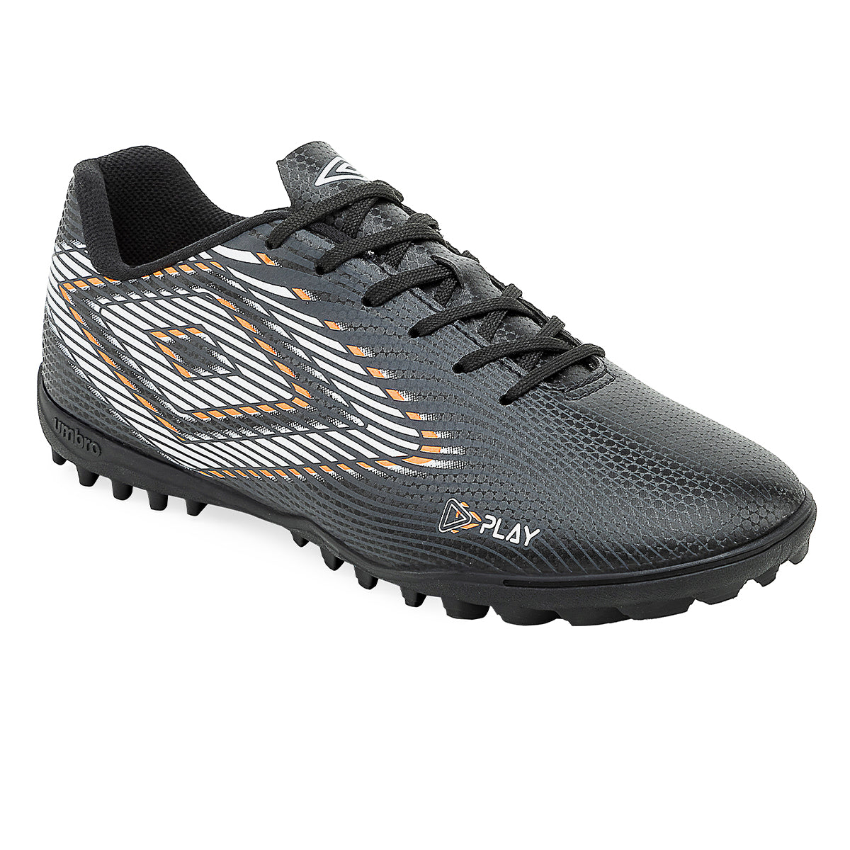 Botines De Futbol Umbro Play TF Negro
