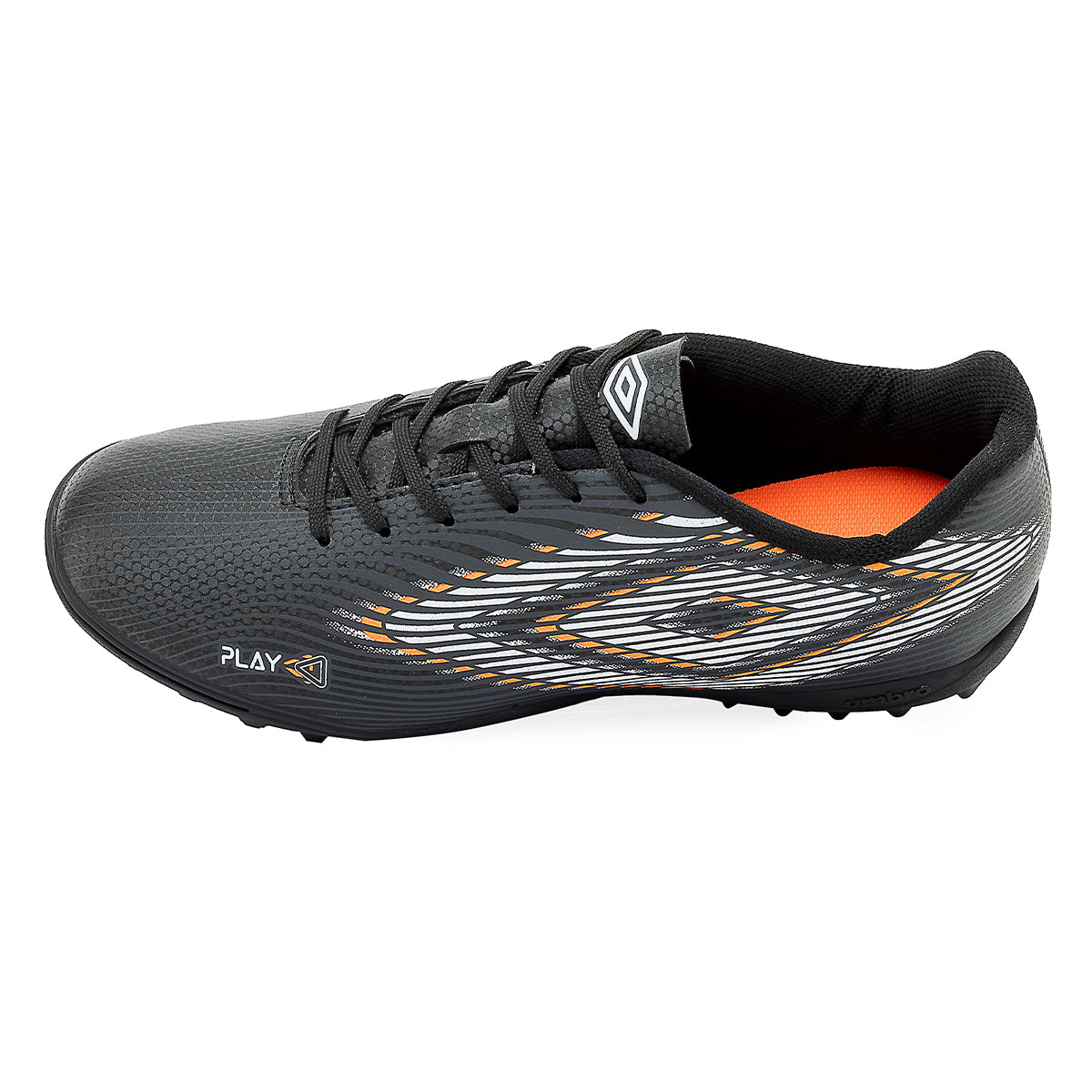 Botines De Futbol Umbro Play TF Negro