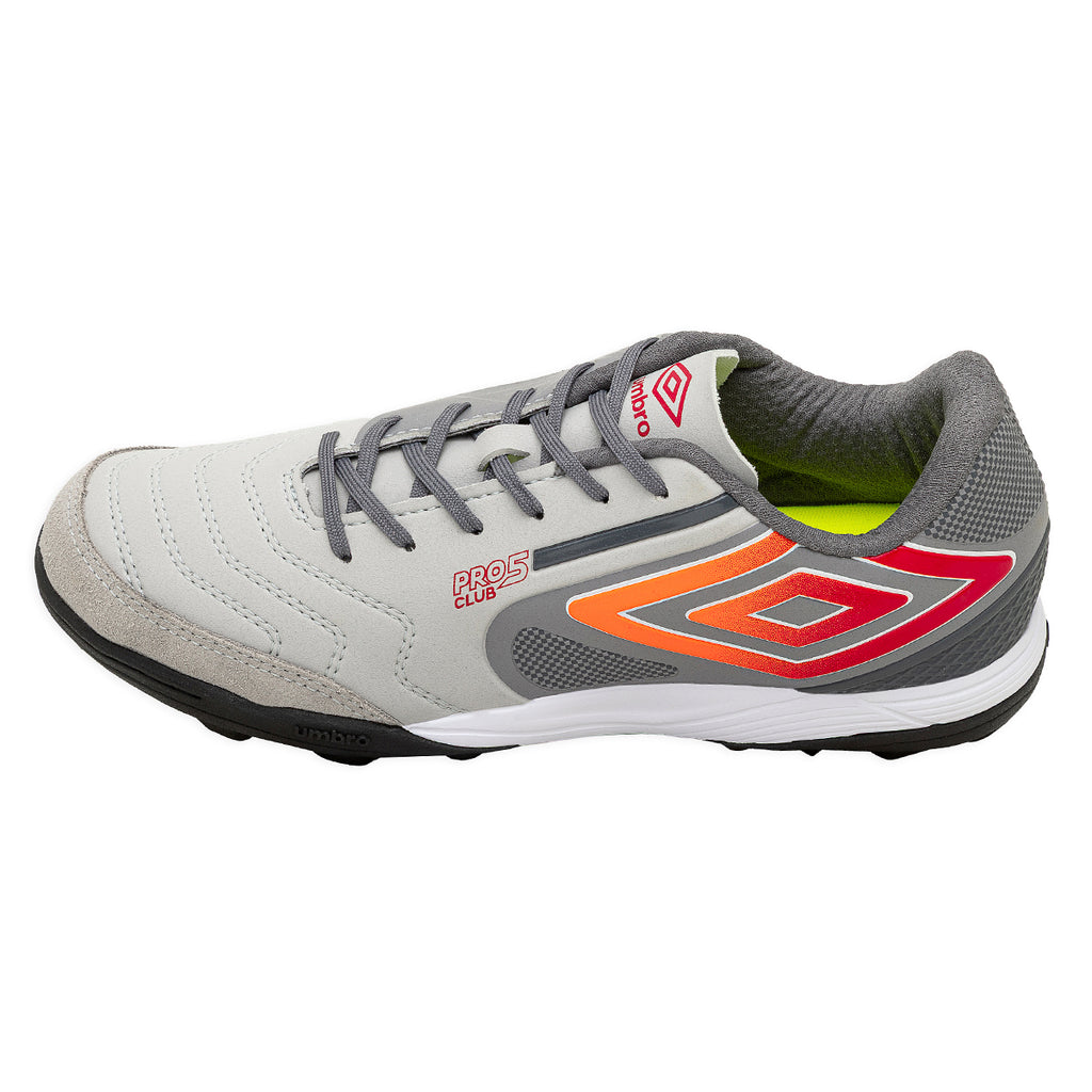 Botines De Futbol Umbro Pro 5 Bump Club TF Gris